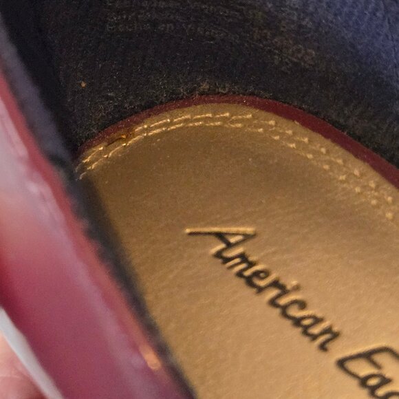 American Eagle burgundy heels - Picture 5 of 9